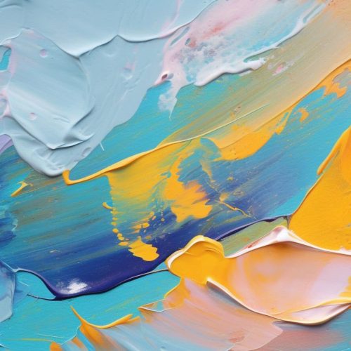 abstract rough colorful multicolored art on canvas